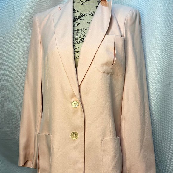 Lauren Ralph Lauren Jackets & Blazers - Lauren Ralph Lauren Vintage Silk Blazer Pink 10
